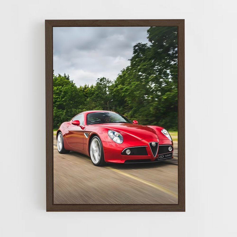 Poster Alfa sur la Route – affiche Alfa Romeo (vue 5)